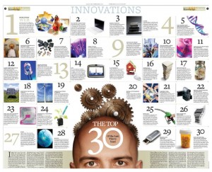 "That's why I wanted the head on the innovations page to be bigger," Rau said, "I need that dominant."